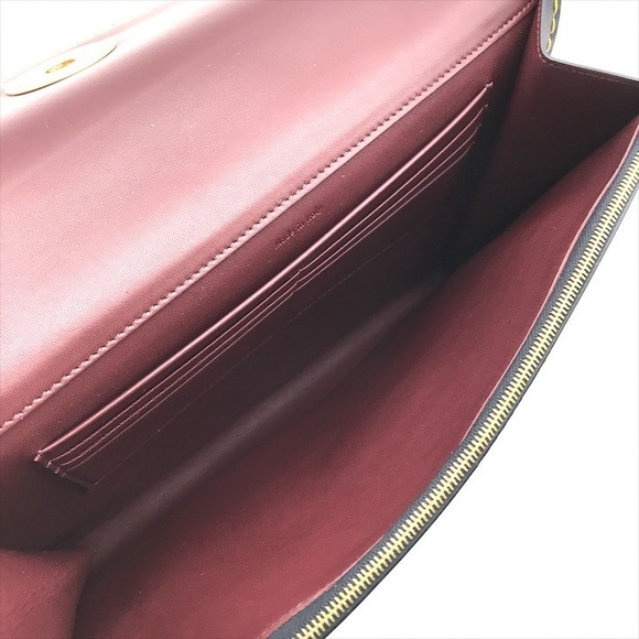 Celine Stitch Leather Clutch Bag Blue - Picture 8 of 10